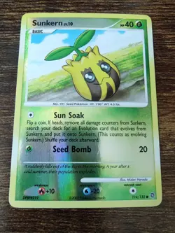 Sunkern 114/132 Secret Wonders Pokemon Reverse Holo - Image 1