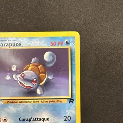 Pokemon TCG French LP Carapuce Squirtle 68/82 Team Rocket Common Card WOTC - Image 3