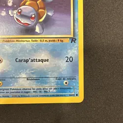 Pokemon TCG French LP Carapuce Squirtle 68/82 Team Rocket Common Card WOTC - Image 5