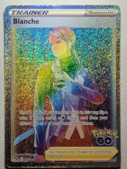 Blanche 082/078 Rainbow Rare Pokemon GO Pokemon Near Mint - Image 1