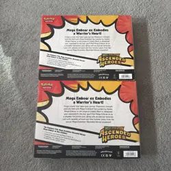 Pokemon Ascended Heroes Mega Emboar Ex Box Brand New Sealed ✅ - Image 2