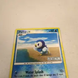 Pokemon Piplup 71/100 & Chimchar 56/100 Reverse Holo Platinum Stamped LOW GRADE - Image 5