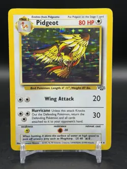 Pidgeot Holo Rare 8/64 1999 Jungle Pokemon English WOTC LP - Image 1