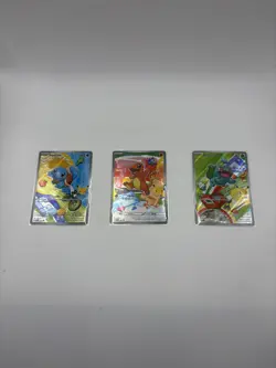 Pokemon First Partner Illustration Collection MEP Bulbasaur Charmander Squirtle - Image 1