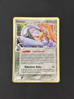 Pokemon Deoxys 4/110 Specie Delta Stamped | Ex Fantasmi di Holon HP Ita - Image 1