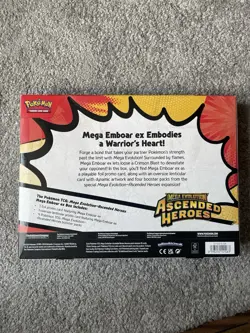 Pokemon Ascended Heroes Mega Emboar Ex Box - Brand New Sealed - Image 2