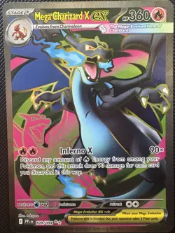 Pokemon TCG Mega Charizard X EX Ultra Rare 109/094 NM - Image 2