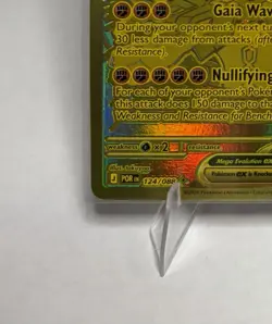 Pokemon Mega Zygarde EX 124/088 Gold TCG Perfect Order English Hyper Rare - Image 4