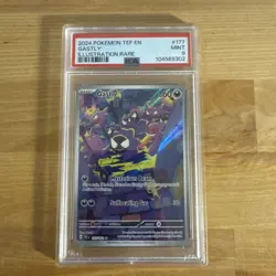 Pokemon 2024 Gastly 177/162 Illustration Rare Temporal Forces MINT PSA 9 - Image 1