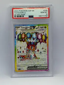 Tatsugiri Ex #226 Pokemon Surging Sparks - PSA 10 - Image 1