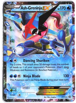 Ash-Greninja EX XY133 Holo Promo XY Promo Pokemon - Image 1