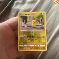 Pokemon TCG Pikachu Pokemon Go 027/078 Reverse Holo Common - Image 1