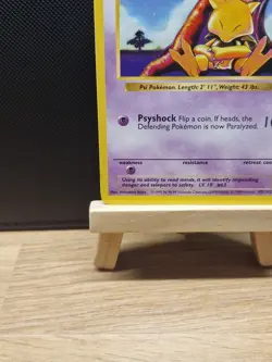 Pokemon 1999 WOTC Base Set Shadowless Abra 43/102 - Excellent - Image 5