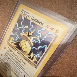 Pokemon Lt. Surge's Electabuzz Gym Heroes Holo Rare 6/132 70 HP Eng 2000 - Image 3