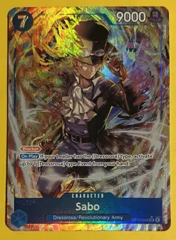 Sabo SR Alt Art OP15-046 Adventure On Kami's Island One Piece NM English - Image 1