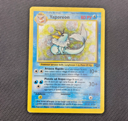 Pokemon Card Vaporeon Holo 12/64 Jungle ITA italiano good GD vintage - Image 1