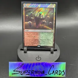 Rootbound Crag (Surge Foil) 0072 - TMC Teenage Mutant Ninja Turtles TMNT MTG NM - Image 1