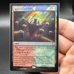 Rootbound Crag (Surge Foil) 0072 - TMC Teenage Mutant Ninja Turtles TMNT MTG NM - Image 2