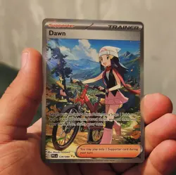 Pokemon TCG Dawn 129/094 Me02 Phantasmal Flames Trainer SIR Holo Eng Yuu - Image 1