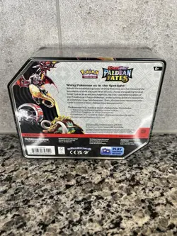 Pokemon Scarlet & Violet Paldean Fates Iron Treads EX Tin Sealed - Image 2