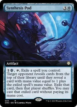 Synthesis Pod (Extended Art) -Foil Near Mint MTG - Image 1