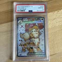 2023 POKEMON SVI EN-SCARLET & VIOLET ULTRA RARE #224 ARCANINE EX PSA 10 - Image 1