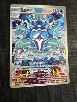 Palafin 200/197 Illustration Rare Holo Obsidian Flames Pokemon - Image 1