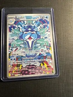 Palafin 200/197 Illustration Rare Holo Obsidian Flames Pokemon - Image 4