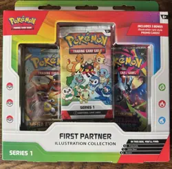 First Partner Sealed Illustration Collection Pokemon TCG Booster Box 1st Edition - Image 1