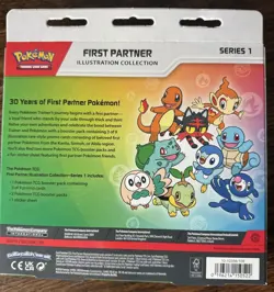 First Partner Sealed Illustration Collection Pokemon TCG Booster Box 1st Edition - Image 2