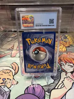 CGC EX/NM+ 6.5 Ninetales Pokemon Base Set Holo Rare 12/102 - Image 2