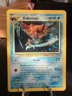 Pokemon Kabutops Neo Discovery Holo Rare Unlimited 6/75 2001 90 HP English - Image 1
