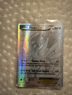 Pokemon TCG Dialga-Ex Phantom Forces Holo Card 122/119 Secret Rare, Well Used - Image 3