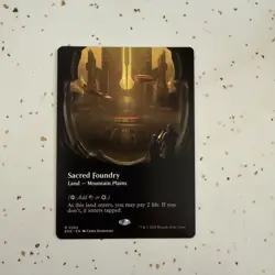 Sacred Foundry - Borderless - Edge of Eternities - EOE MTG - Image 1