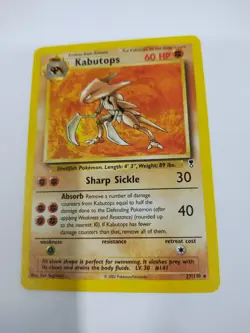 MINT Pokemon Card - Kabutops Legendary Collection 27/110 Rare - Image 1