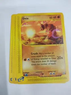 MINT Onix 98/147 2002 Aquapolis Pokemon Card TCG Vintage WOTC Nintendo Common - Image 1