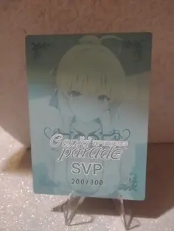 Makima Chainsaw Man SVP-002 #200 Of 300 Made Waifu Genki Parade 3 Trading Card - Image 2