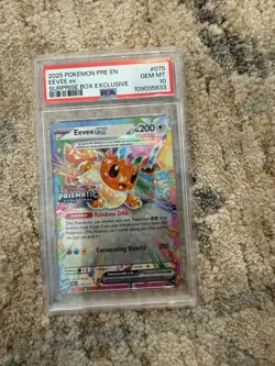 Eevee ex #075 Surprise Box Exclusive PSA 10 Pokemon Card - Image 1