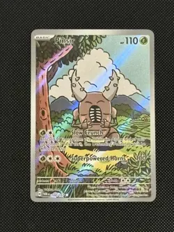 Pokemon TCG Twilight Masquerade Pinsir 168/167 Illustration Rare Holo Card - Image 1