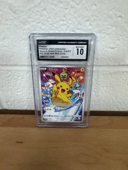 Pokemon Pikachu TCG Indonesian KFC Promo Card 016/S-p CGC 10 - Image 1