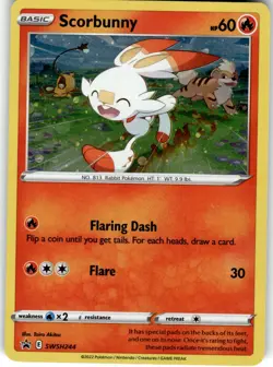 Scorbunny - (Cosmos Holo) Promo SWSH: Sword & Shield Promo Cards SWSH244 LP - Image 1