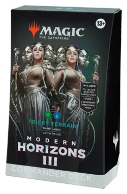 Magic the Gathering: Modern Horizons 3 - Commander Deck - Tricky Terrain - Image 1
