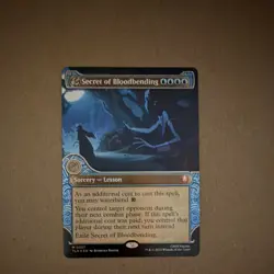 Secret of Bloodbending 0337 Sorcery Lesson Blue Magic the Gathering Avatar - Image 1