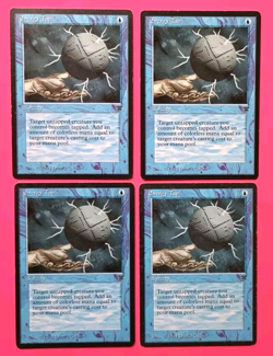 Magic the Gathering MTG Legends ENERGY TAP X 4 ( 2 LP/EX, 1 MP, 1 HP) C 1994! - Image 1
