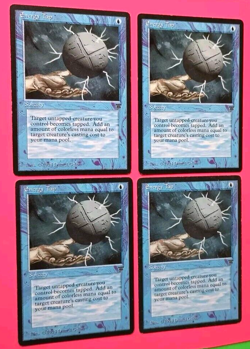 Magic the Gathering MTG Legends ENERGY TAP X 4 ( 2 LP/EX, 1 MP, 1 HP) C 1994! - Image 2