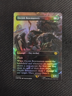 Orcish Bowmasters Borderless Foil The Lord of the Rings MTG NM - Image 1
