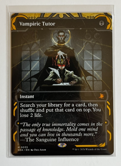 MTG – SOS – Mystical Archive – Vampiric Tutor – Mythic 0035 - Image 1