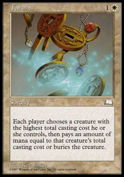 Tariff - Light Play MTG Weatherlight - Image 1
