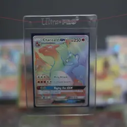 Pokemon Card Charizard GX Hyper Rare #150/147 Rainbow Rare Shiny Fire PokemonTCG - Image 1