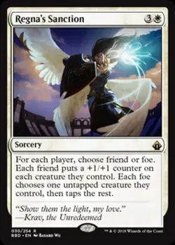 Regna's Sanction - Light Play MTG Battlebond - Image 1